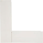 Linon Harris White Solid Pine Backless Nook - Image 15