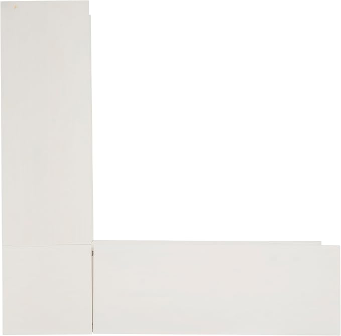 Linon Harris White Solid Pine Backless Nook - Image 15