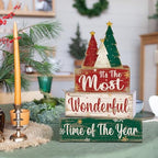 Moucuny 4 Pcs Christmas Tree Table Decorations - Image 5