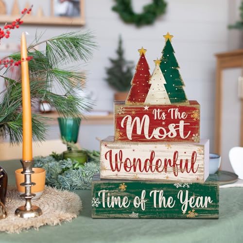Moucuny 4 Pcs Christmas Tree Table Decorations - Image 5