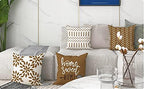 YCOLL Pillow Covers 16x16 Set of 4, Modern Sofa Throw Pillow Cover, Decorative - Image 7