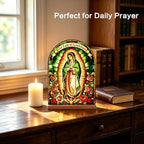 KOMI Catholic Icon Our Lady of Guadalupe Stand Ornament Statue Acrylic Home Altar Decor Christian Gifts - Image 5