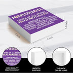 Purple Gifts for Women Men, Birthday Gifts for Mom Sister Friends, Purple Wooden Box Office Home Signs Desk Accessories Decorations (5x5 Inch) - Image 2
