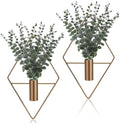 Jexine 4 Pcs Hanging Artificial Planters Wall Decor, Antique, Eucalyptus by Jexine