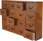 16 Drawers Apothecary Cabinet by PACKGILO