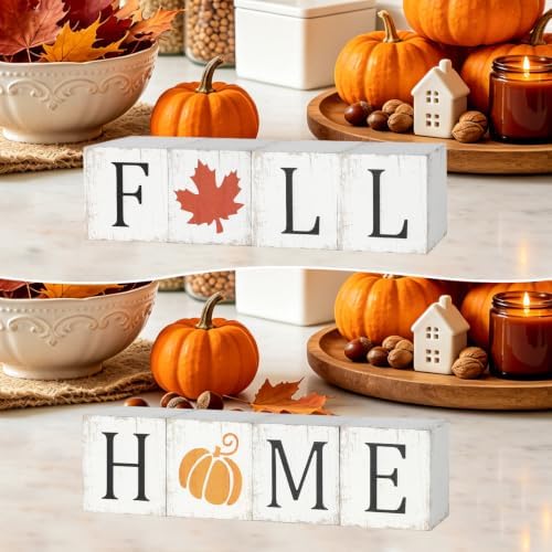 COCHIE Vintage Fall Decorations Set for Home Office Tabletop Shelf Indoor - Image 4