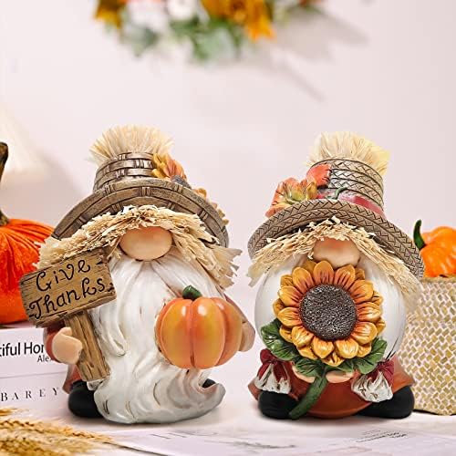 Hodao 2pcs Thanksgiving Gnomes Decor, Fall Decorations for Home - Image 6