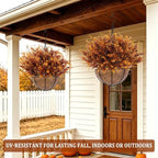 12 Bundles Artificial Fall Flowers for Outdoors Fall Decorations for Home - Image 6