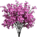 Mandy's 6 Bundles Artificial Lavender Baby’s Breath Flowers by Mandys
