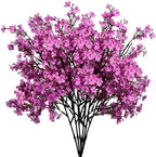 Mandy's 6 Bundles Artificial Lavender Baby’s Breath Flowers by Mandys