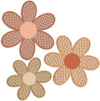 Maitys 3 Pcs Boho Daisy Flower Wall Decor Nursery Art, Fresh Color by Maitys