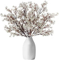 Babys Breath Artificial Flowers 6Pcs Fake Flowers Real Touch Faux Gypsophila Bouquet for Home Wedding Party Table Decor (White) by Bacucine