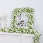 Dolicer 4 Pcs Babys Breath Artificial Flowers Vines Baby Breath Garland - Image 3