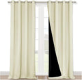NICETOWN Warm Curtains for Winter, Thermal Insulated 100% Blackout Sound Proof by NICETOWN