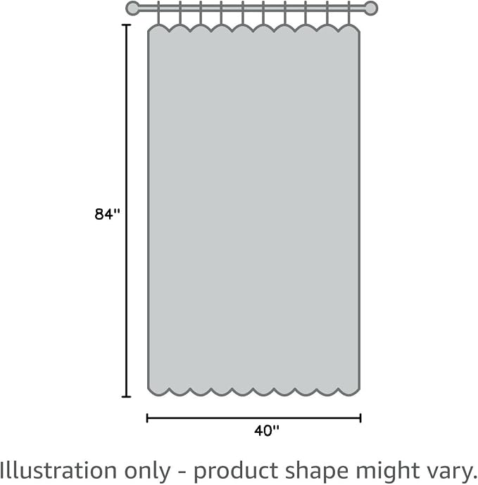 Beige Faux Linen Curtains 84 Inch Length 2 Panels - Image 8