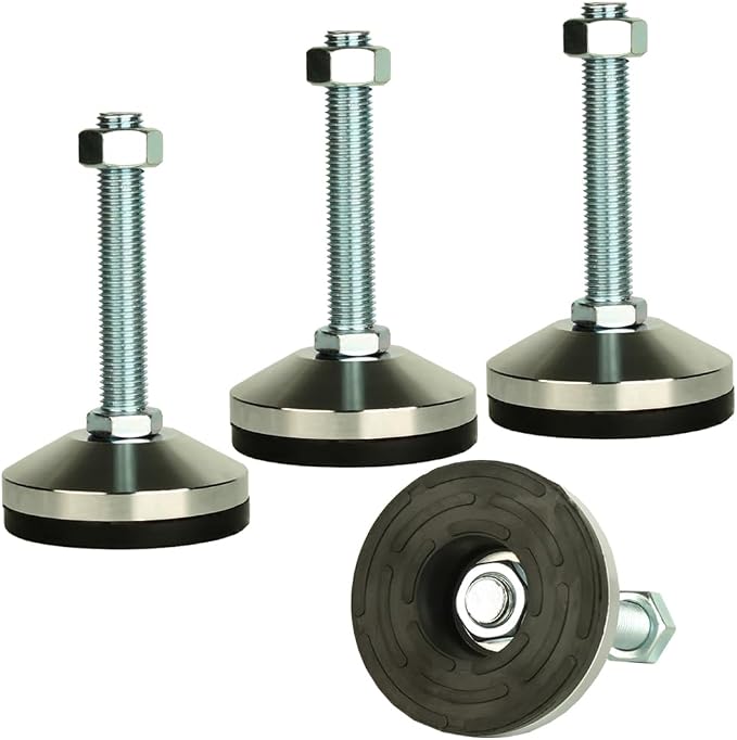 Heavy Duty Leveling Screw Leg, Leg Leveler 3.14" Dia Base, Adjustable Leveling by MUHOUZHINANG