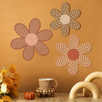 Maitys 3 Pcs Boho Daisy Flower Wall Decor Nursery Art, Fresh Color - Image 3