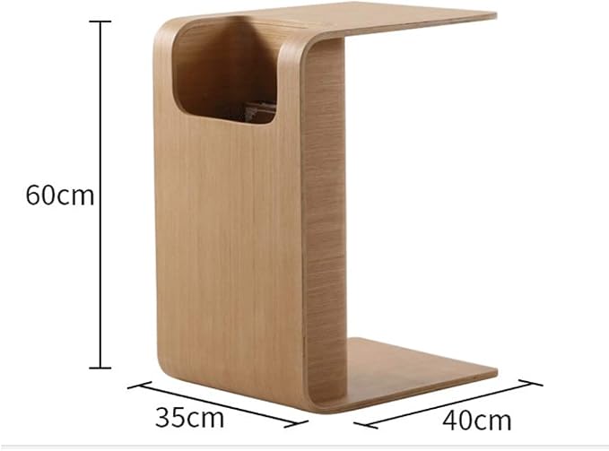 Nordic Solid Wood Sofa A Few Angle Mini Small Tea Table is Contracted While - Image 2