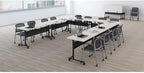 Lorell Shift 2.0 Flip & Nesting Mobile Table - Image 2