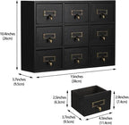 09 Drawers Apothecary Cabinet - Image 3