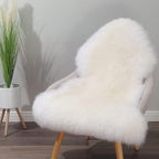 IRIWOOL Premium Genuine Fur Sheepskin Rug Real Australia Sheepskin Natural - Image 3