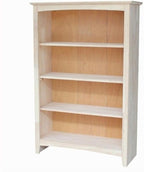 International Concepts Shaker Bookshelf, 48-Inch High, Adjustable Shelves by InternationalConcepts