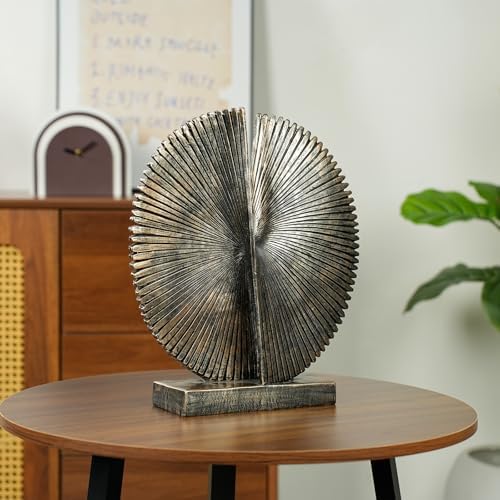 Modern Abstract Round Decorative Sculpture , Dining Living Room Desk Decor,Geometric Home Decor Statues,Shelf Top Decor Aesthetics,making it perfect for placing coffee tables or office shelves - Image 5