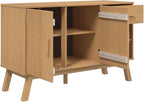 Scandinavian Solid Pine Sideboard - Image 7