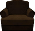 CUCRAF T Cushion Sofa Cover 2 Piece Armchair Slipcovers, Soft Thick Velvet by CUCRAF