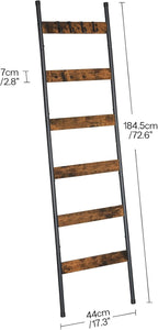 HOOBRO Blanket Ladder, 6-Tier Towel Rack - Image 2