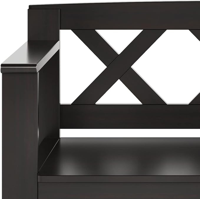 SIMPLIHOME Amherst Entryway Storage Bench - Image 8
