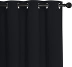 NICETOWN Black Blackout Curtain 78 inches Long - Image 3