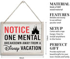 Funny Notice Sign, Farmhouse Home Wall Decoration Sign, Rustic Hanging Wood Plaque Sign, Decorative Wooden Wall Sign, Disney Decor, Wall Decor Art, Farmhouse Wood Sign - Image 2