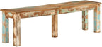 vidaXL Bench 160x35x46 cm Solid Reclaimed Wood - Image 9