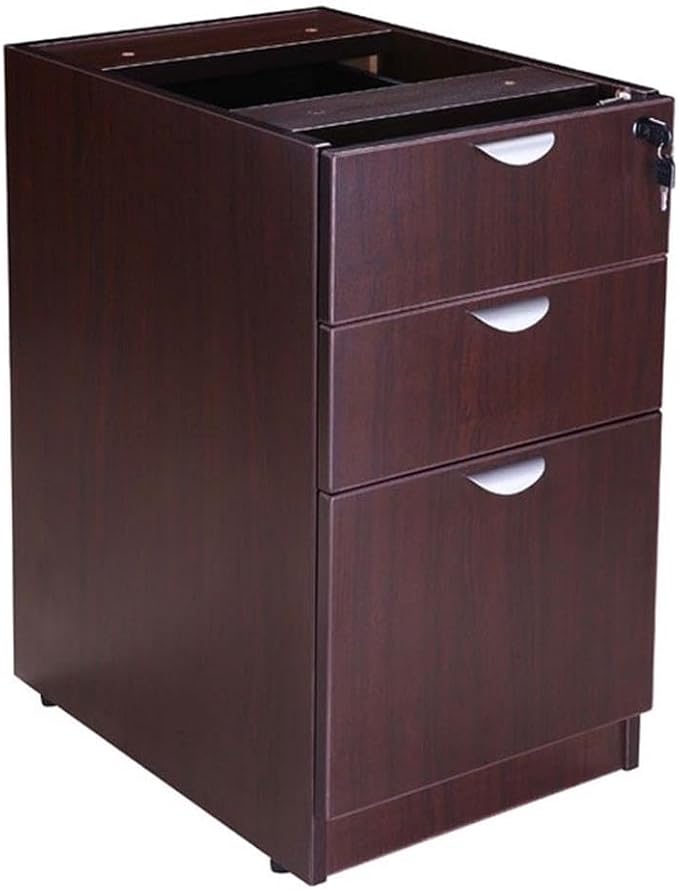 Boss Office Products Belarus Executive U-Shape Curved Bow Desk - Image 6
