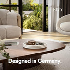 KIVY Round Decorative Concrete Tray 11x1,5 Inch - Circle Coffee Table Tray - Image 5