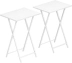 HOOBRO Folding TV Tray Tables, Industrial Snack Tables by HOOBRO