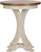Liberty Furniture Industries Farmhouse Reimagined Round Chair Side Table - Image 6