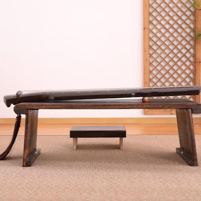 Rustic Side Table Wooden Floor Table - Image 5