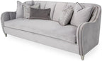 MICHAEL AMINI Roxbury Park 94" W Velvet Sofa in Steel Gray/Slate - Image 4