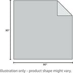 TASTHROW Large Flannel Fleece Throw Blanket, 90×90 Inch - Image 8