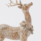 DN DECONATION 2pcs Reindeer Christmas Figurines, Tabletop Christmas Decor - Image 7