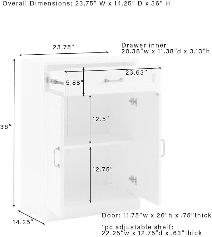 Crosley Furniture Stanton Pantry Storage Cabinet - Image 3