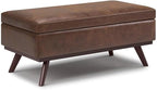 SIMPLIHOME Owen Lift Top Coffee Table Storage Ottoman - Image 4