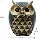 Leekung Owl Statue Home Decor - Owl Figurines for Bookshelf, Bedroom, Living Room, Office & TV Stand Decorations - Animal Sculptures Gift for Bird Lovers - Image 2