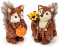winemana 2 Pack Fox Fall Decorations for Home, Thanksgiving Table Decor by winemana