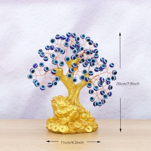 Feng Shui Money Tree Office Home Table Feng Shui Decoration Crystal Money Tree for Wealth and Good Luck - Image 2