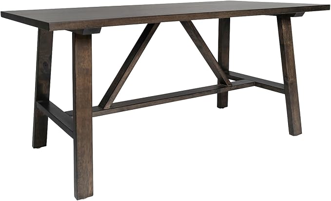 Flash Furniture Eli Farmhouse Trestle Coffee Table, Rustic Solid Wood Coffee by FlashFurniture