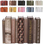 9 Faux Books with Hidden Storage (Earth), Vintage Books, Secret Storage, Bookshelf Decor, Coffee Table Storage, Home Staging Accessory, Brown Home Decor by Unknown