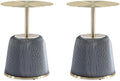 Manhattan Comfort Anderson Modern 15.75" Round End Tables 1.0 by ManhattanComfort
